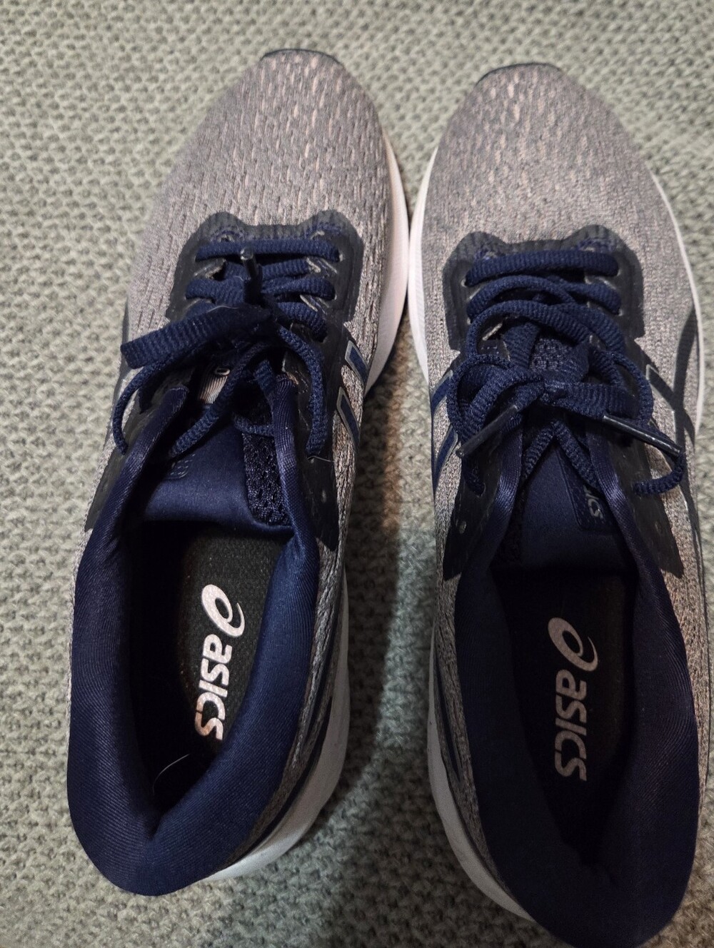 Asics Running Shoes - Navy & Light Pink Accents